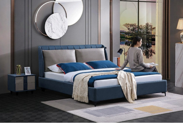 Luxus Holz Bett Ehe Doppelbett Betten Design Polster Schlafzimmer 180x200 Neu