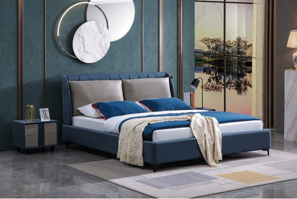 Luxus Holz Bett Ehe Doppelbett Betten Design Polster Schlafzimmer 180x200 Neu