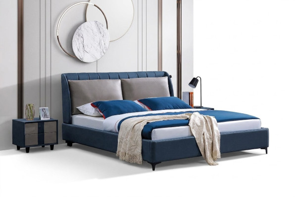 Luxus Holz Bett Ehe Doppelbett Betten Design Polster Schlafzimmer 180x200 Neu