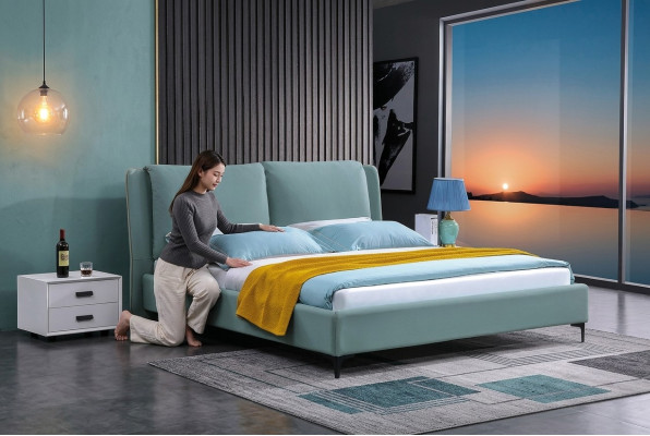 Klassisches Bett Doppelbett Betten Holz Landhaus Stil .Echtes Holz Schlafzimmer
