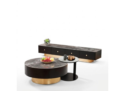 Set 2x Couchtisch Kaffeetisch Deko Beistelltisch Designer Wohnzimmertisch