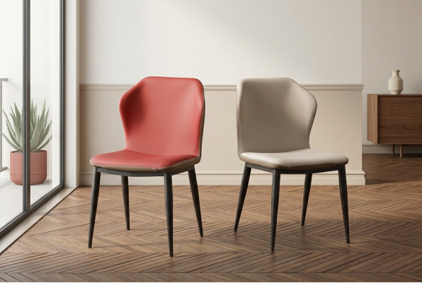 Stuhl 1x Ess Zimmer Polster Fernseh Lounge Club Stuhl Textil Leder Sitz
