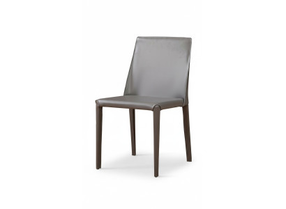 Moderner Sessel Stuhl 1x Esszimmer Fernseh Sitz Polsterstuhl Grau Lehnstuhl Neu.