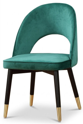 Moderner Sessel Stuhl 1x Esszimmer Lounge Polsterstuhl Textil Sitz Neu