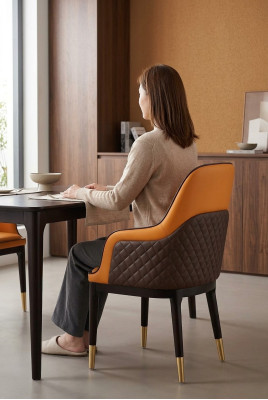 Moderner Sessel Stuhl 1x Esszimmer Fernseh Deko Lounge Sitz Polsterstuhl