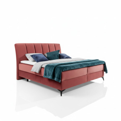 Polster Design Bett Luxus Doppel Hotel Betten Ehe Schlaf Zimmer Textil 180x200cm