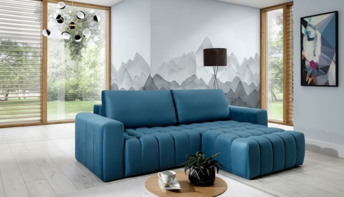 Ecksofa Grau Stoff L Form Couch Design Couch Polster Textil Moderne Garnitur