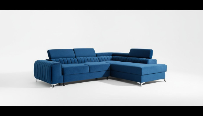Sofa mit Bettkasten & Schlaffunktion Ecksofa Stoffcouch Textil Couch Sofas Neu