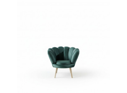 Sessel Club Lounge Stuhl Polster Sofa 1 Sitzer Relax Fernseh Grün 