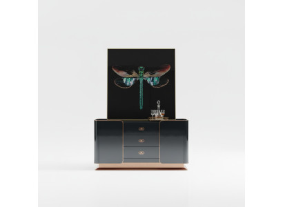 Kommode Sideboard Design Möbel Holz Kommoden Anrichte Echtholz Side