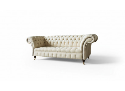 Chesterfield Creme Textil Wohnzimmer Neu Kreative Modern Design Möbel Luxus Sofa