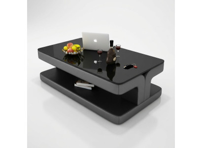 Designer Couchtisch Polster Tisch Leder Glas Moderner Tische Glas