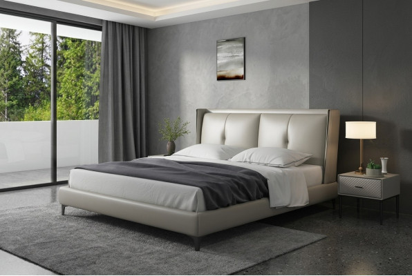 Bett Klassisch Polsterbett Luxus Doppel Schlafzimmer Holz 180x200