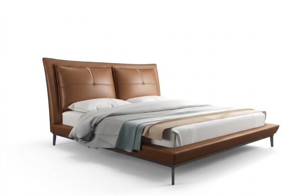 Designer Bett Schlafzimmer Betten Hotel Leder Italienische Möbel