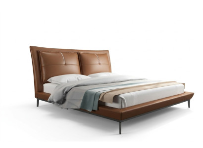Designer Bett Schlafzimmer Betten Hotel Leder Italienische Möbel