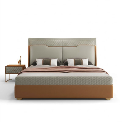 Luxus Schlafzimmer Bett Polster Design Luxus Doppel Betten Leder Hotel