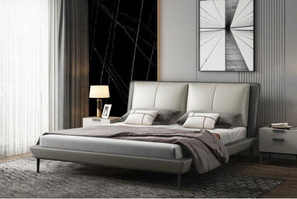 Schlafzimmerbett Bett Doppelbett Jugendbett Stoffbett Bettgestell