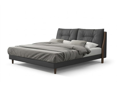 Hotelbett Luxus Design Betten Polster Holz Leder Schlafzimmer 180x200