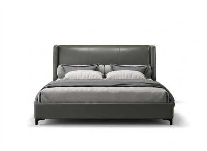 Bett Polster Design Luxus Doppel Hotel Betten Ehe 180x200cm Schlaf Zimmer Metall