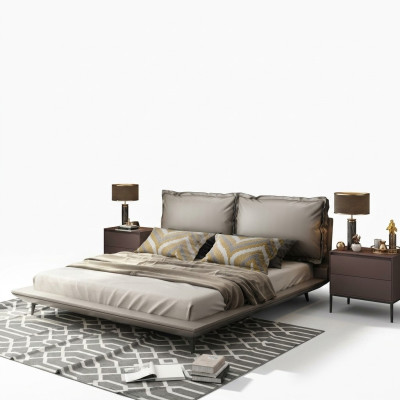 Doppelbett Bett Ehebett Design Luxus Luxur Betten Designbett Textil
