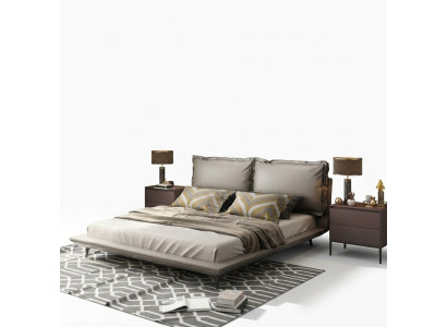 Doppelbett Bett Ehebett Design Luxus Luxur Betten Designbett Textil
