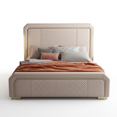Designer Doppelbett Bett Hotel Luxus Schlafzimmer 180x200cm Betten