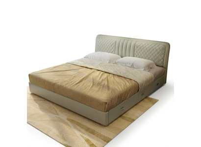 Stoff Design Bett Doppel Betten Luxus Ehe Modernes Hotel Gestell Schlaf