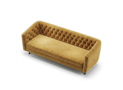 Italienische Stil Möbel 3 Dreisitzer Couch Sofa Polster Stoff Stoffsofa Couchen