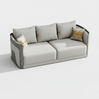 Sofa Dreisitzer Couch Klassische Neu Polster Deko 3 Sitzer Leder Couchen