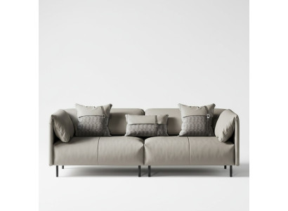 Design Italienische Möbel Big xxl 3 Sitzer Couch Leder Sofa Couchen Luxus