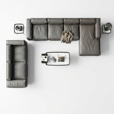 Ecksofa Sofa Couch Polster Wohnlandschaft Eck Sofas Garnitur L Form Grau
