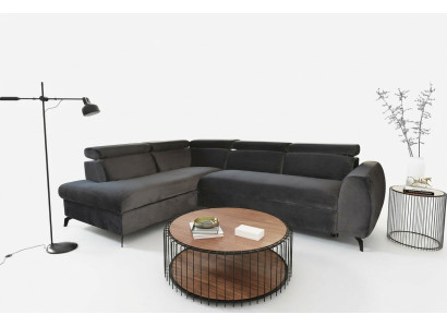 Sofa Ecksofa Wohnlandschaft L-Form Designersofa Luxus Ecksofas Stoffsofa Textil