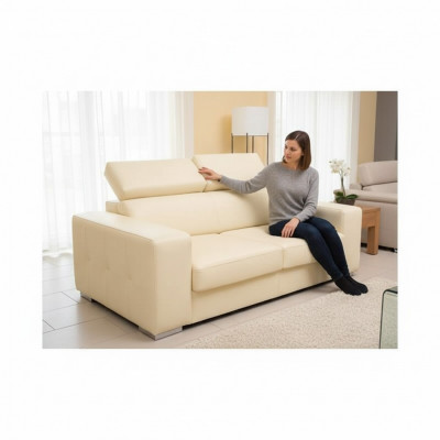 Zweisitzer Sofa Neu Modern Sofa Beige 2 Sitzer Couchen Sofas Möbel Lounge Holz