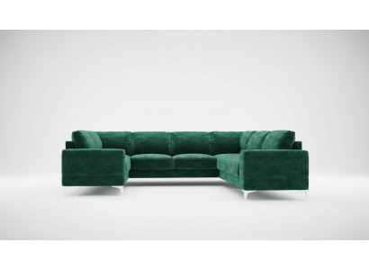 Wohnlandschaft Polsterecke Sofa Couch Sofas Neu Wohnzimmer Samt Ecksofa U-Form
