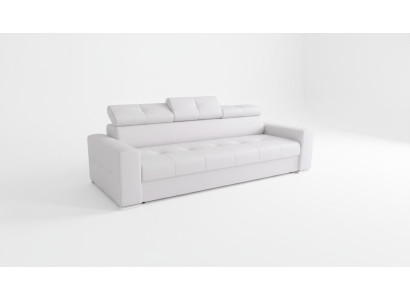 Moderne 3er Sitz Sofas Zimmer Möbel Weiß Polster Dreisitzer Couch Design Sofa