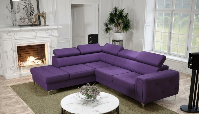 Design Ecksofa L-Form Couch Polsterung Luxus Wohnzimmer Soft Style Couchen Neu