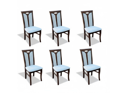 Garnitur Sessel Lounge Set Ess 6x Chair Design Polster Sitz Stühle Stuhl Gruppen