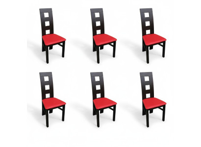 Design Set 6x Sessel Stuhl GruppeTextil Polster Stühle Gastro Esszimmer Stoff