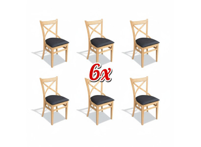 Garnitur Komplett Gruppe Stuhlgruppe 6x Stück Esszimmer Stuhl Set Lehn Stühle