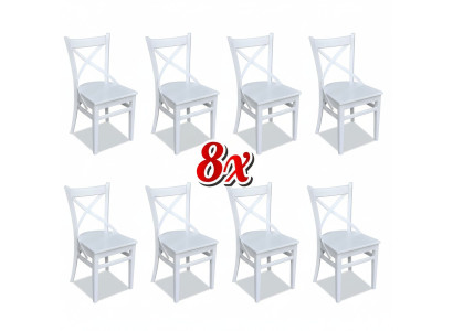 Ess Wohn Zimmer 8x Stühle Neu Stuhl Set Sessel Design Polster Lehn Leder Textil