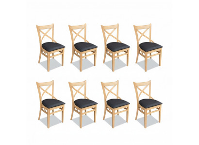 Esszimmer Restaurant Esszimmer Design Stuhl 8x Stühle Set Sessel Gastronomie Neu