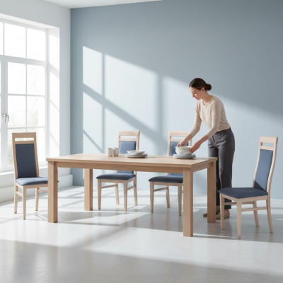 Esszimmer Stuhl Set Garnitur Lehn Stühle Komplett Gruppe Wohnzimmer 8x Stück Neu