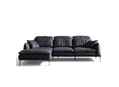 Ledersofa Ecksofa Sofa Couch Polster Eck Garnitur Designer Möbel