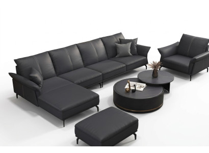 Sofa Ecksofa L Form Sessel Couchtisch Hocker Ecksofa 3tlg. Modernes