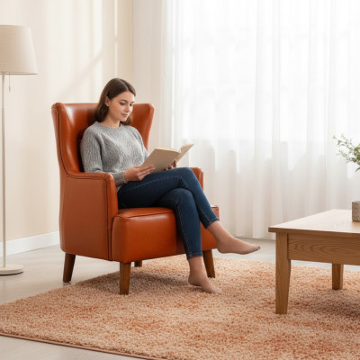 Einsitzer Couch Wohnzimmer Möbel Sofas Sessel Einsitzer Lounge Sofa