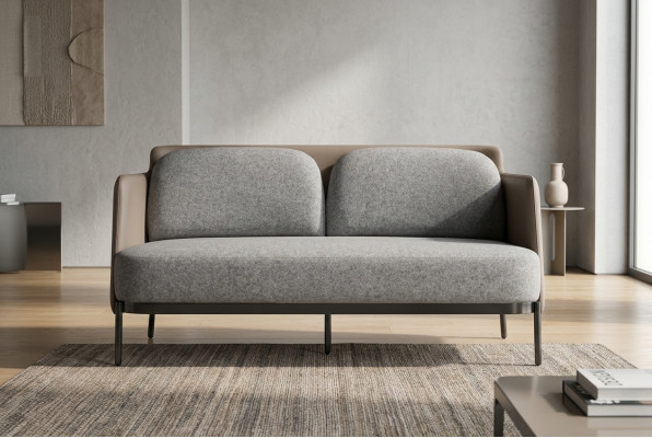 Klassischer Stil 2-Sitzer Sofa Möbel gepolsterte Textil Sofas Sofas Luxus Modern