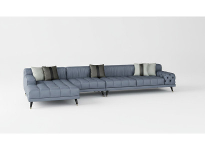 Chesterfield Sofa Couch Polster Luxus Möbel Design Ecksofa Leder