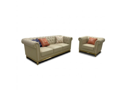 Klassische Luxus Chesterfield 3+2+1 Sitzer Sofa Set Polstermöbel Sofas Sofas Neu