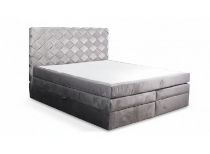 Boxspring Bett Lederbett 180x200cm Hotel Doppelbett Luxus Betten Modernes Neu