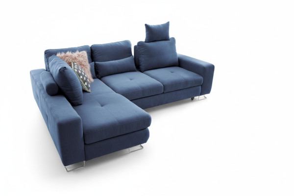Wohnzimmer Textil L-Form Sofas Sofas Ecke Ecksofa Couch Polstermöbel